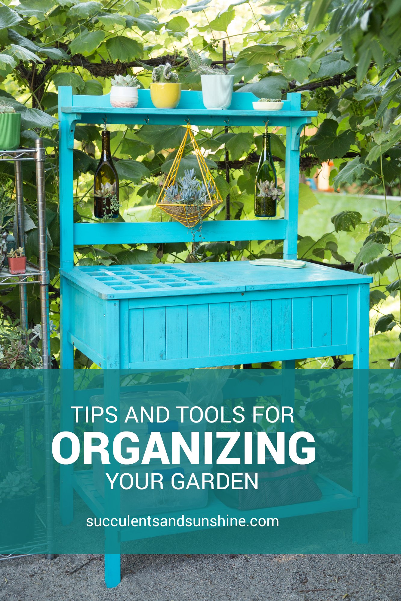 Garden Organization Ideas How to keep your potting area tidy